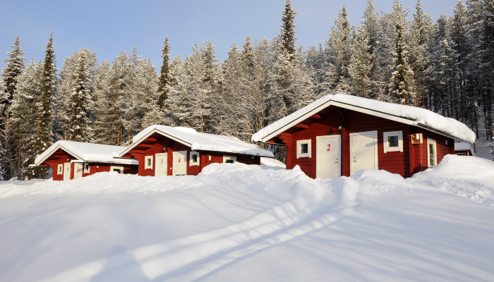 Lappeasuando daytime cabins